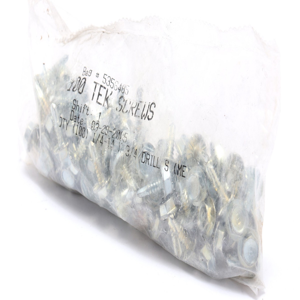 #1/4-14 x 3/4" Steel TEK Self-Drilling Screws, 100pk