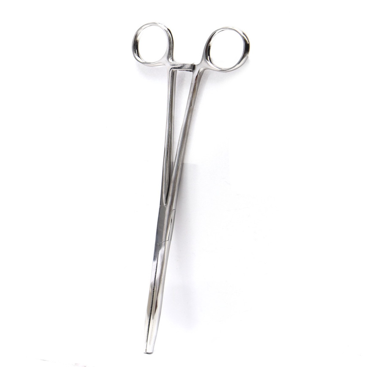 10" Self-Locking Stainless Steel Straight Forceps