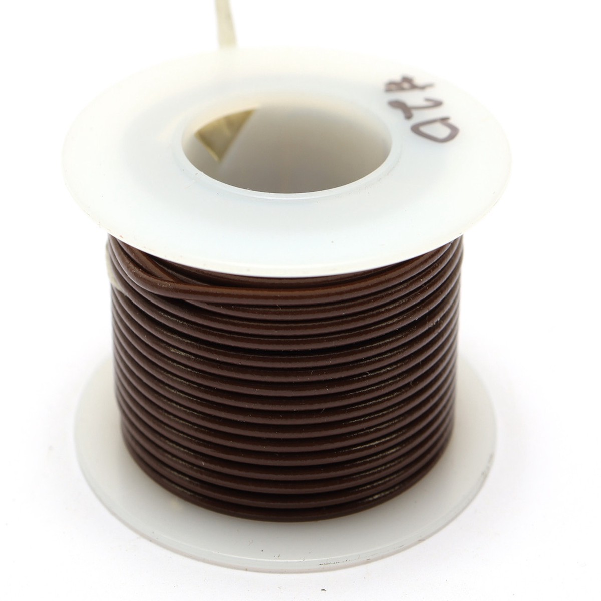20AWG PVC Jacketed Stranded Hookup Wire, Brown, 40ft