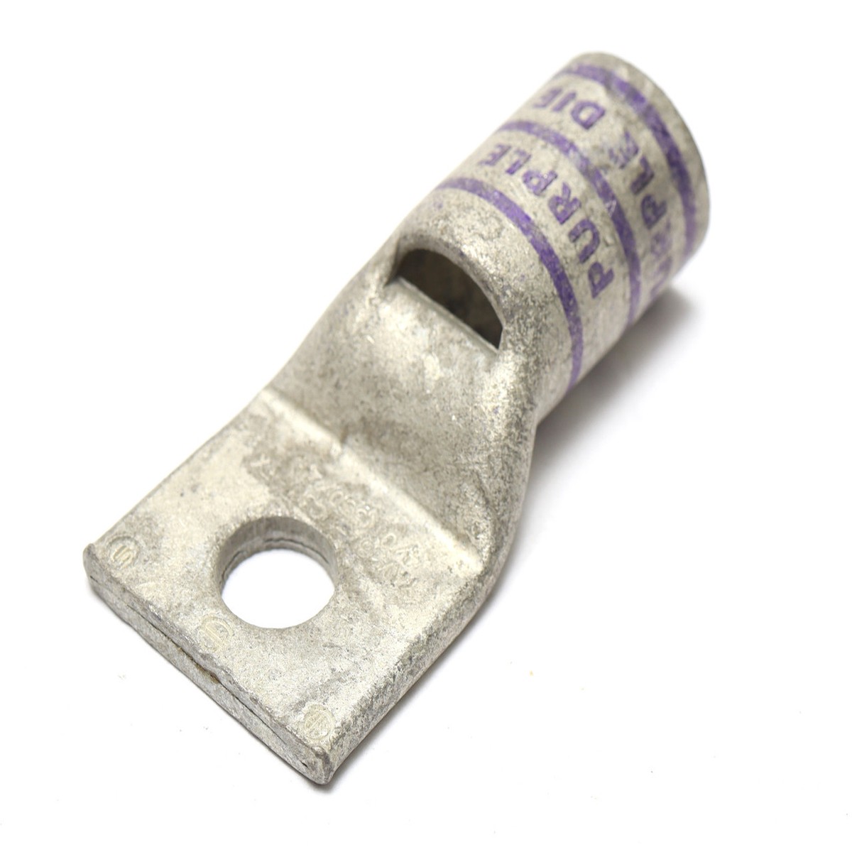 Burndy YAV28L-TC38-FX Tin Plated Copper Compression Lug, 3/8" Stud