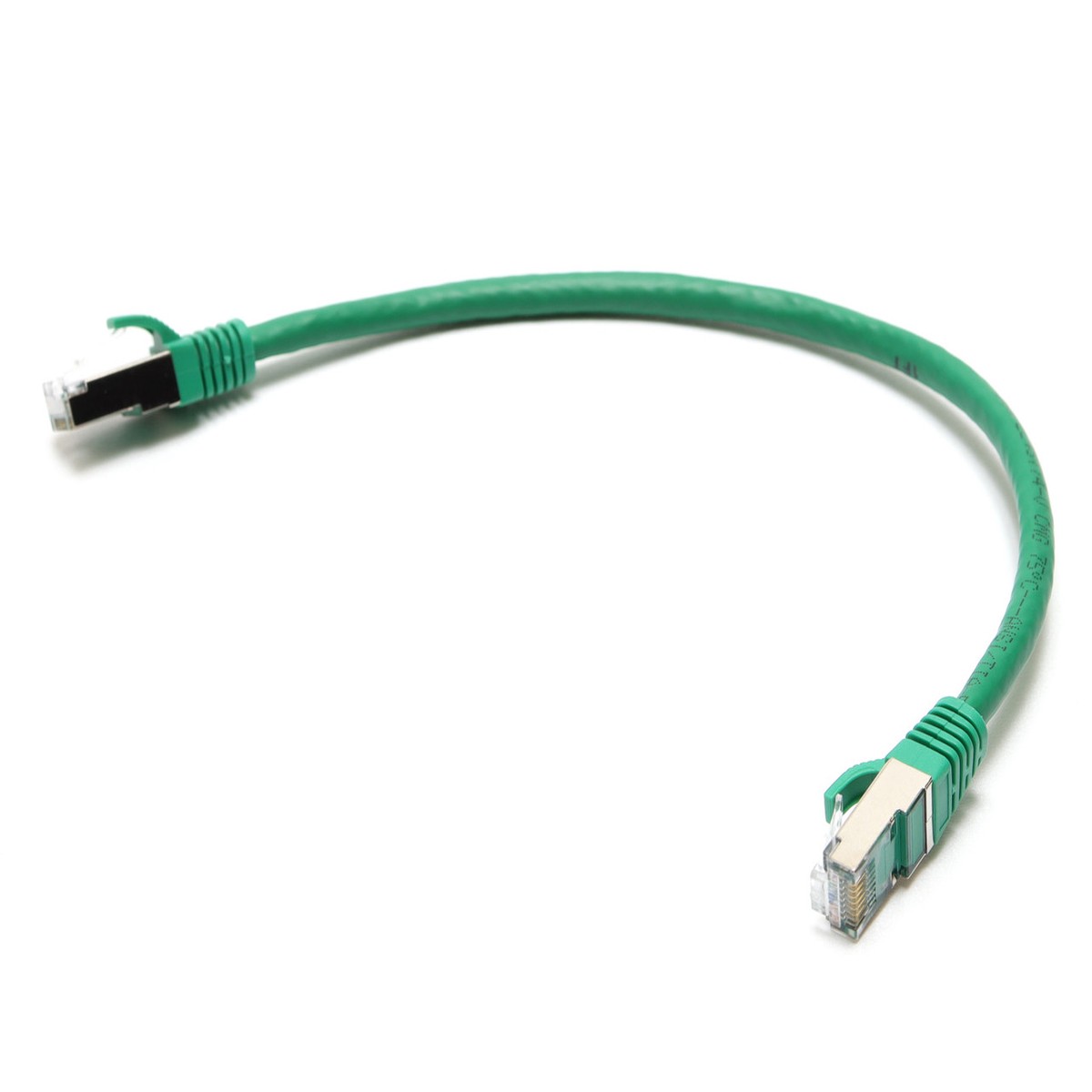 C2G Cat6 Snagless Ethernet Network Patch Cable, Green, 1ft