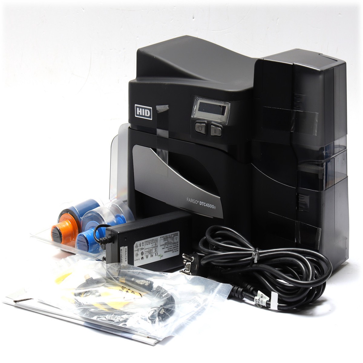 HID FARGO DTC4500e ID Card Printer & Encoder, For Parts