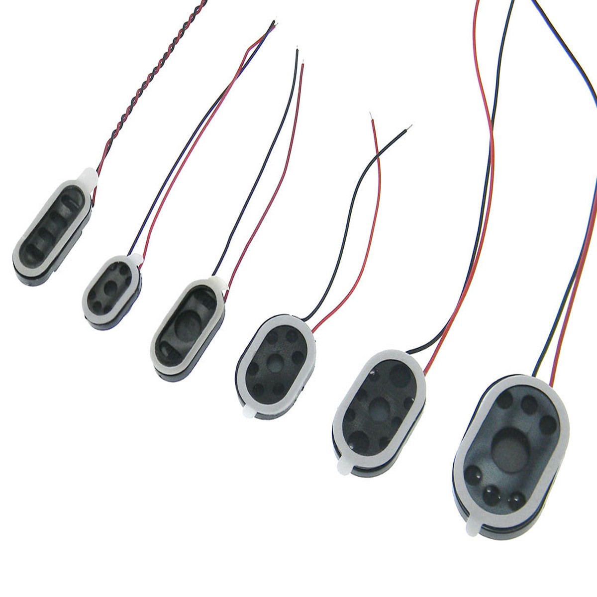 Pack of 6 - Multi Sized Micro Speakers