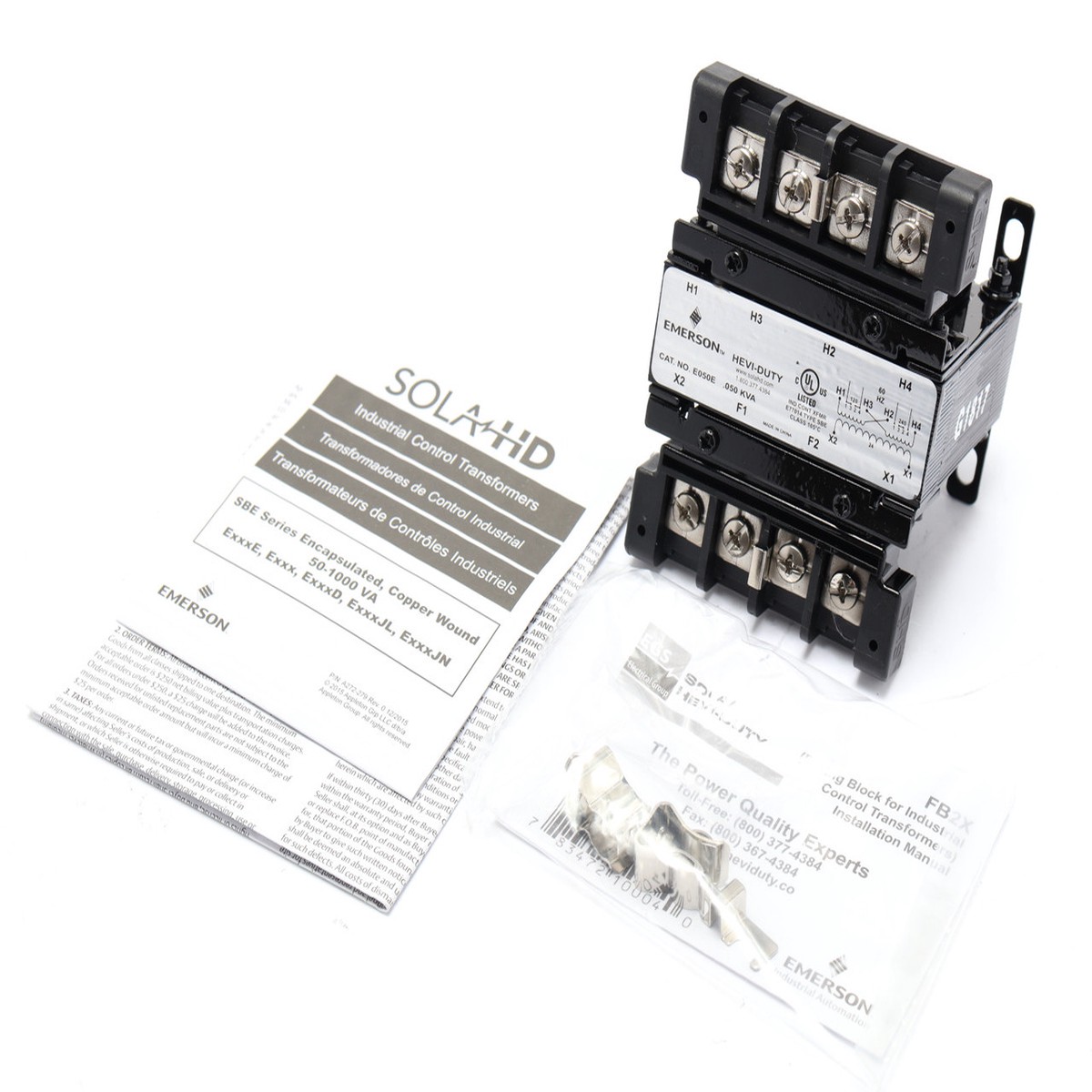 SolaHD E050E 50/60Hz 24VAC Industrial Control Transformer