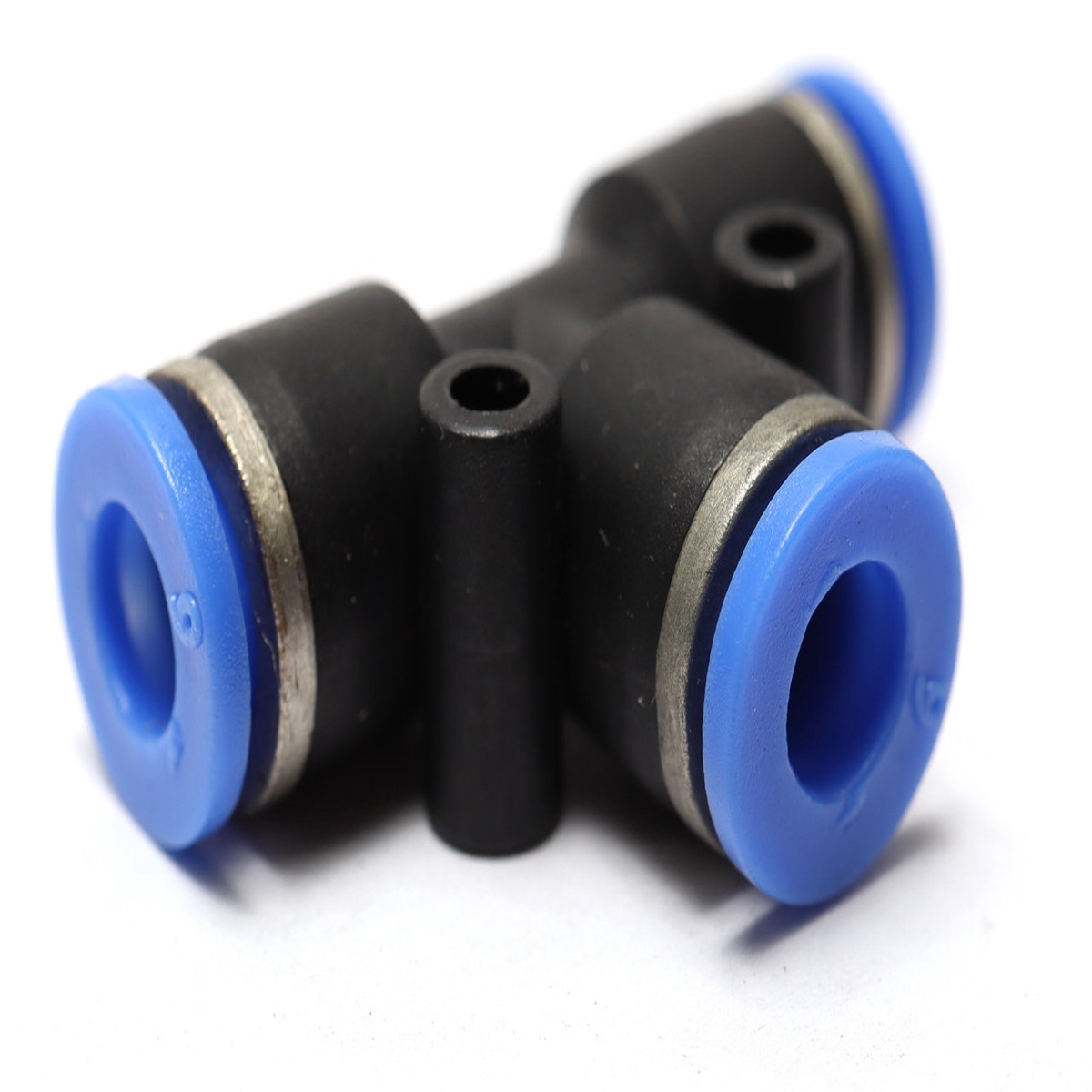 6mm (1/4 in.) Pneumatic Push in TEE Fitting, Quick Connect