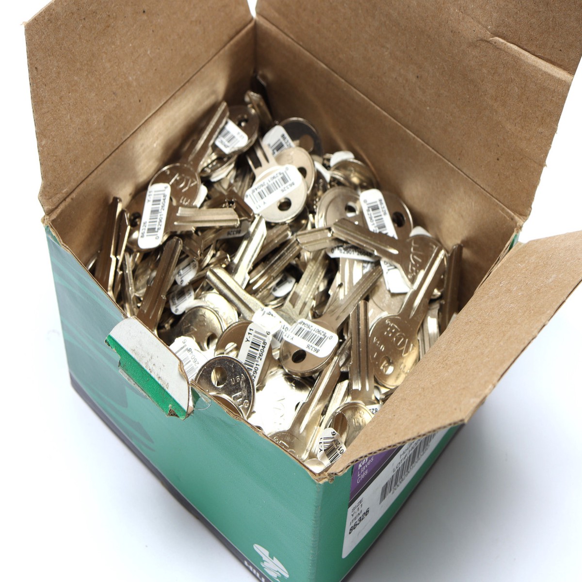 Hillman Y-11 Yale Padlock Key Blank, 250pcs