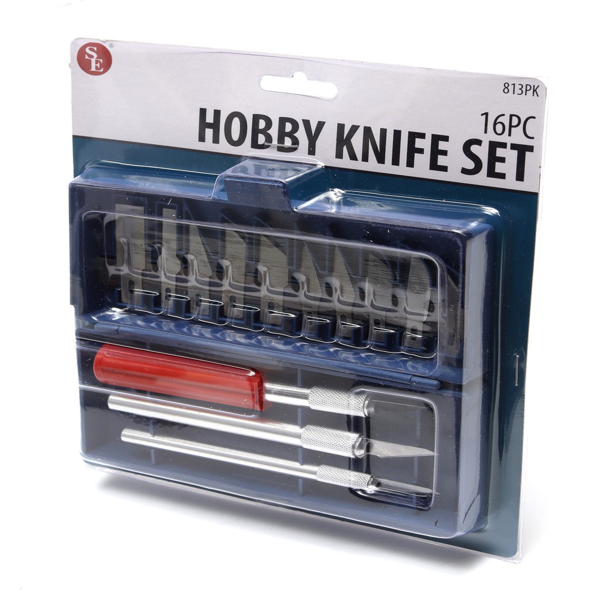 Precision Hobby Knife Set, 16 Pieces