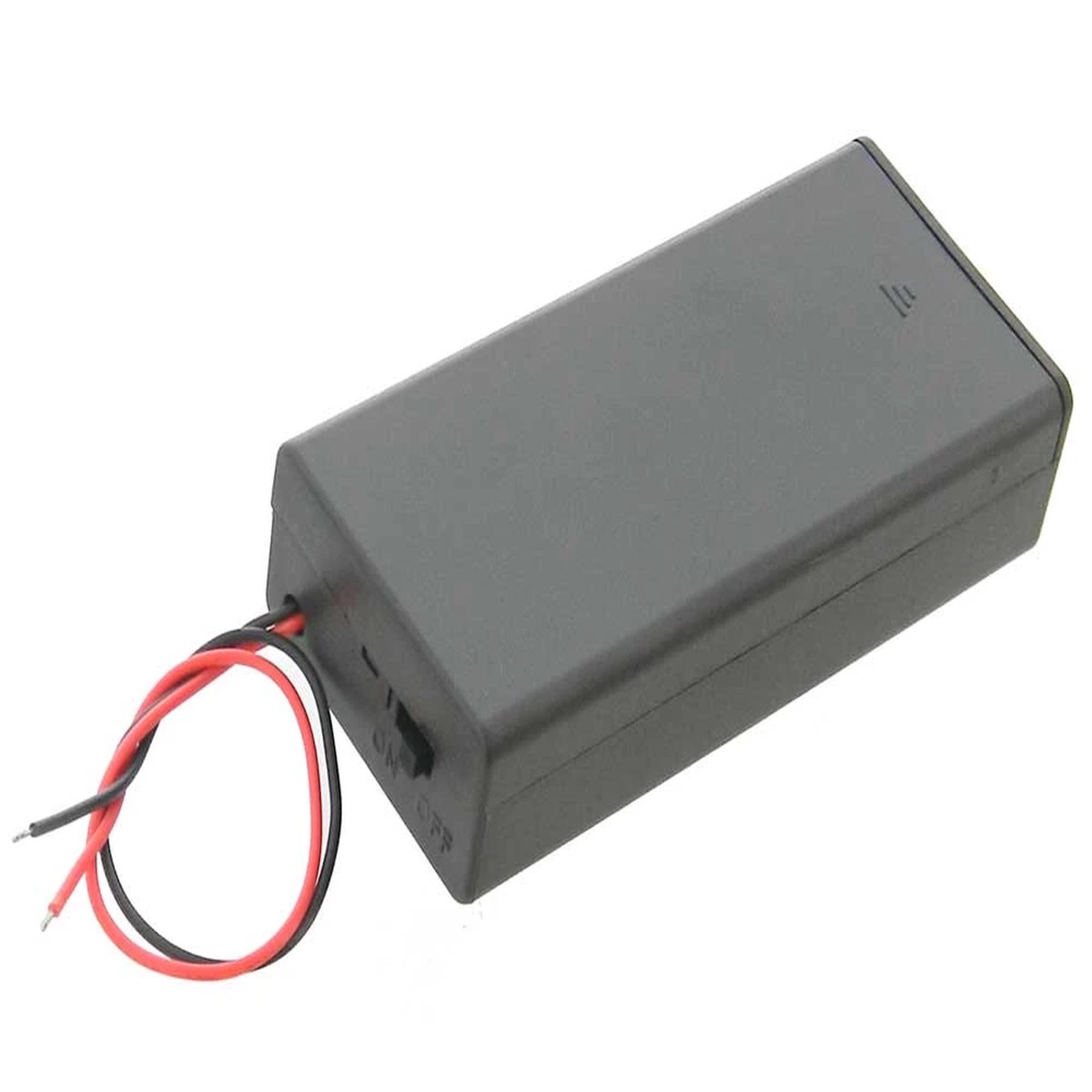 Series Battery Box & Switch for Two 18650 Lithium Batteries