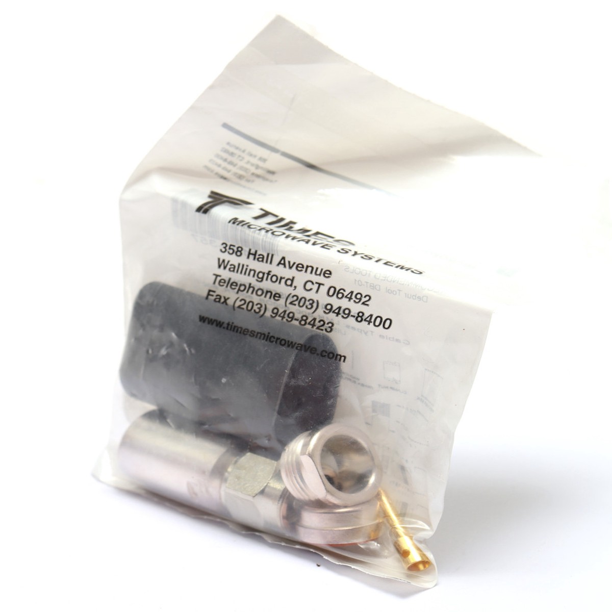Times Microwave Systems TC-600-NMC N Type Connector Plug, 50 Ohms