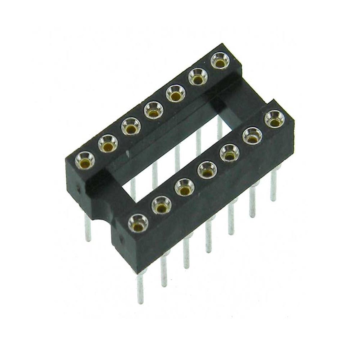 14 Pin IC Socket Machine Tool Round Pins
