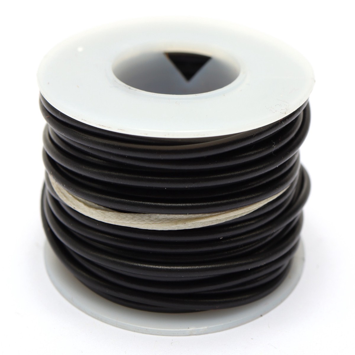 18AWG PVC Jacketed Stranded Hookup Wire, Black, 35ft