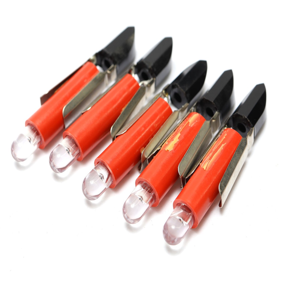 Dialight 586-3501-204 Based LED Lamps T-2, 24V, 5pk