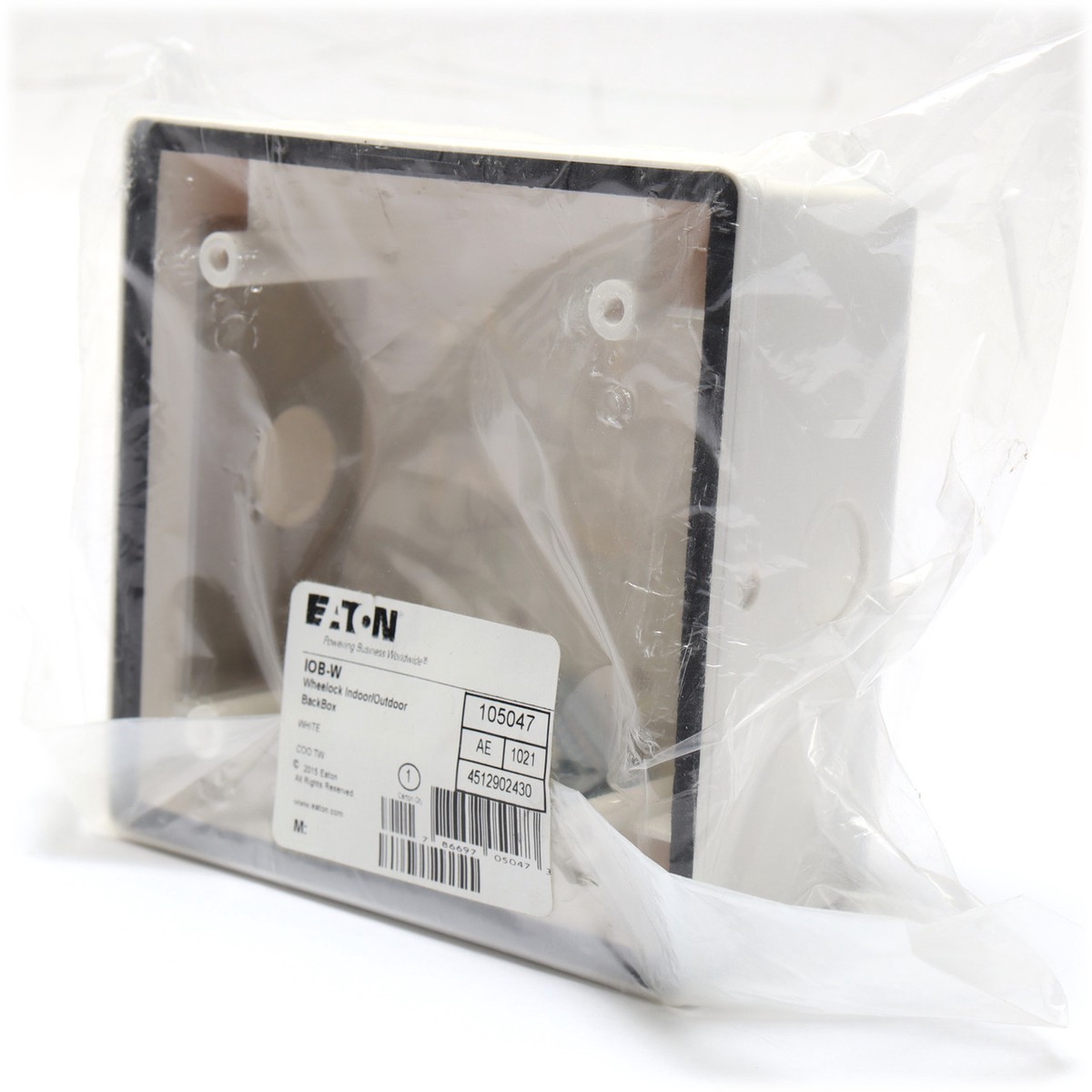 Eaton IOB-W Indoor/Outdoor Surface Backbox, White