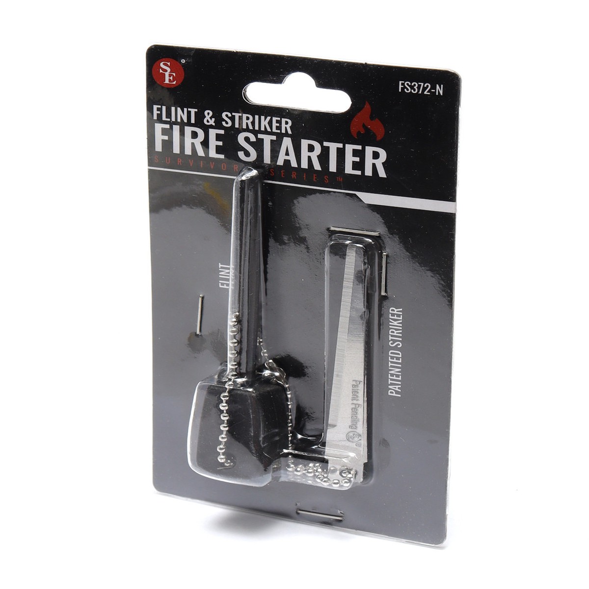 Flint & Striker Fire Starter w/ Ball Keychain
