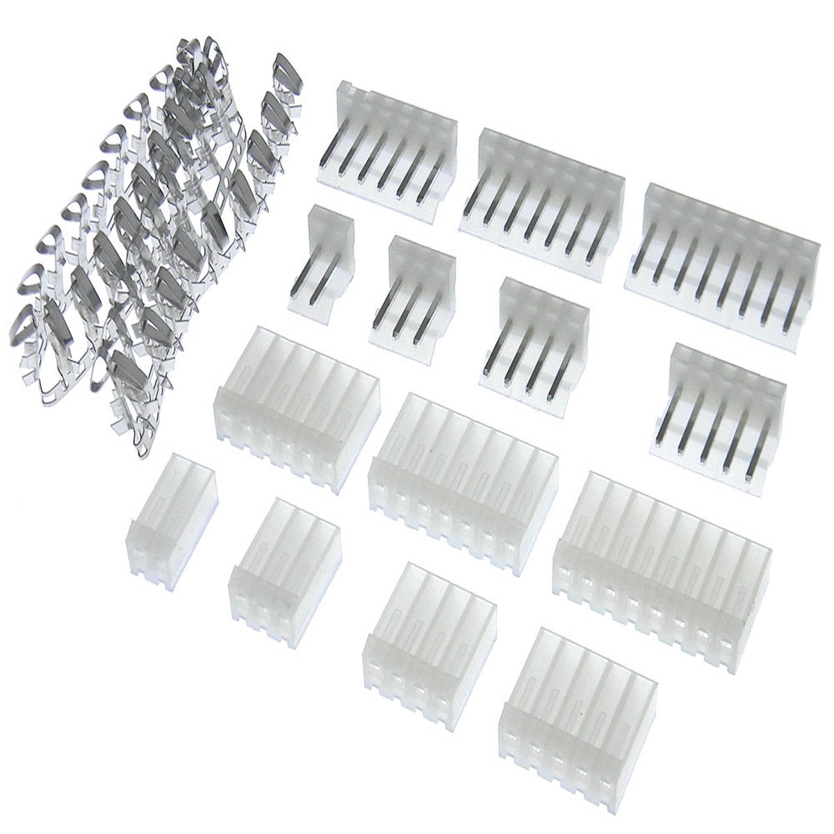 Pack of 6 pair - 2 Thru 8 Pin CH3.96 Headers & Sockets