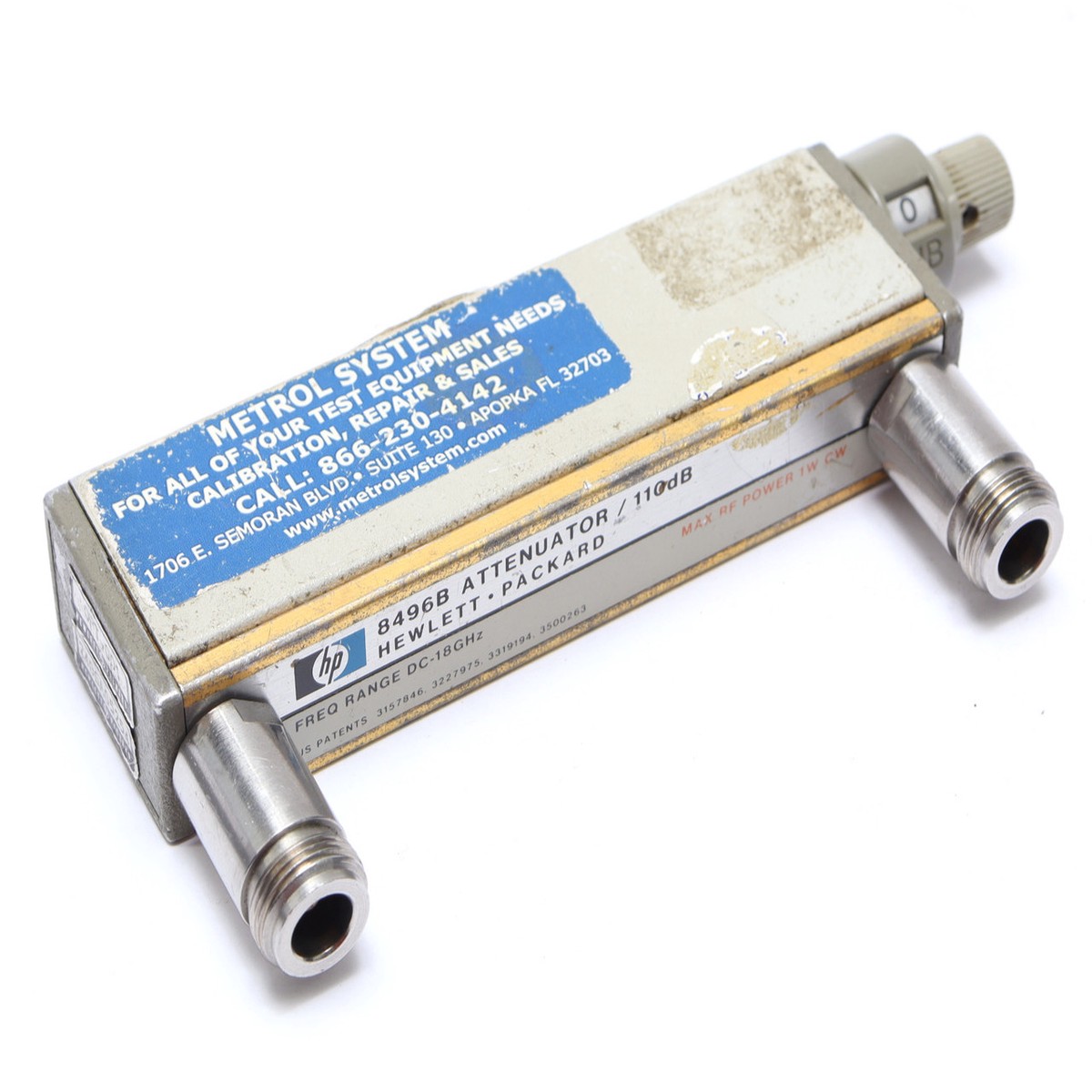 Hewlett Packard 8496B Attenuator, DC to 18 GHz