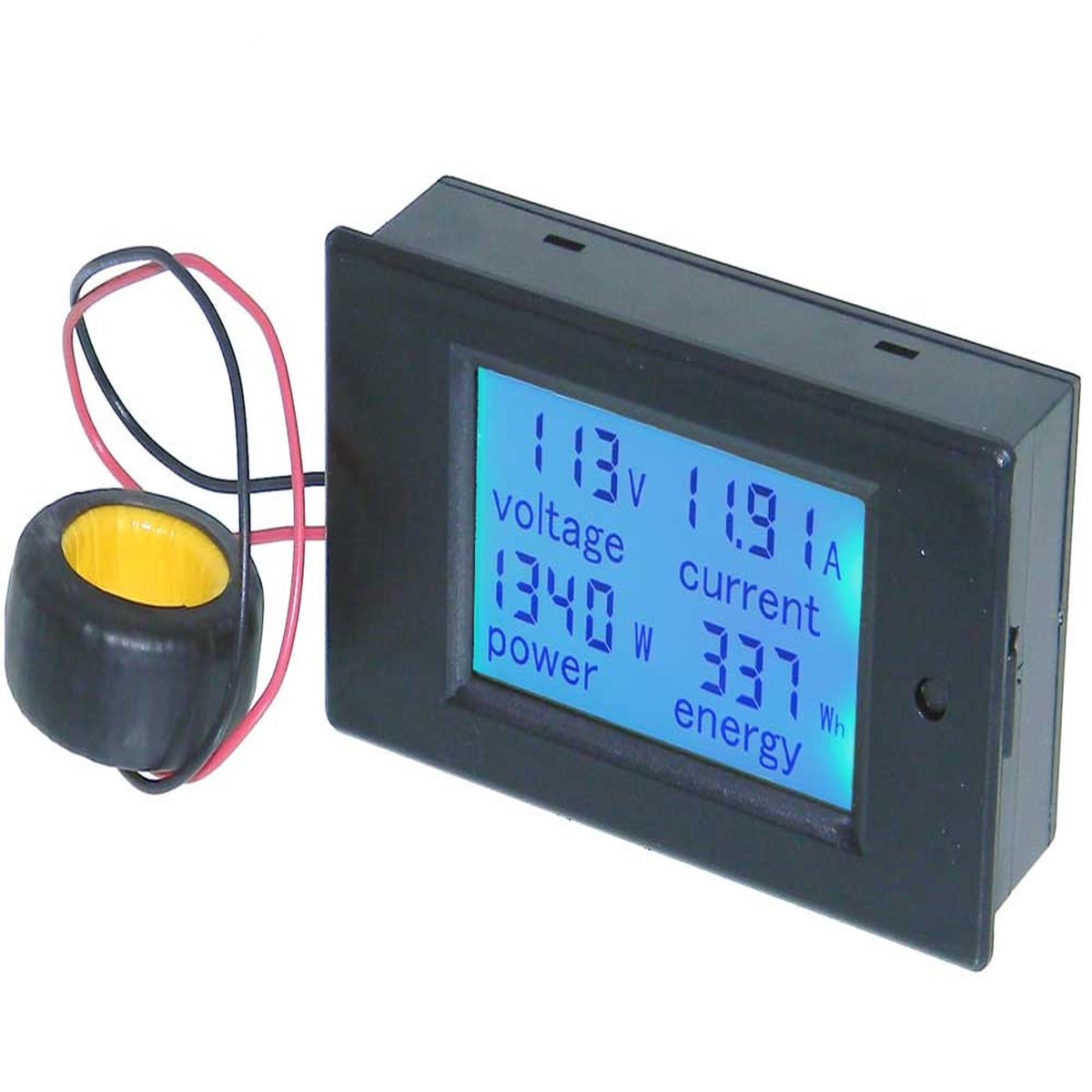 Panel Meter, Snap-in, Multi Function AC Volts, 100Amps and 22KW