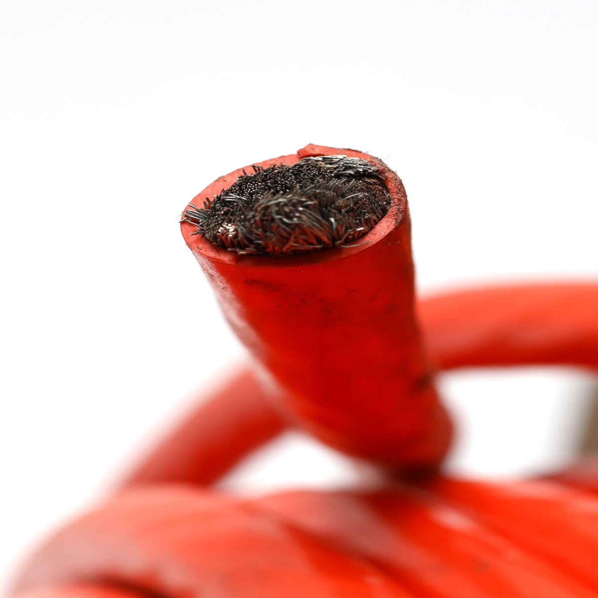 Super Flexible 4 AWG Tinned Copper Power Wire, Red