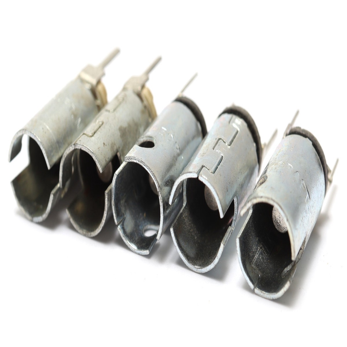 T-3 1/4 Miniature Bayonet Socket Lamp Holder, PC Mount, 5pcs