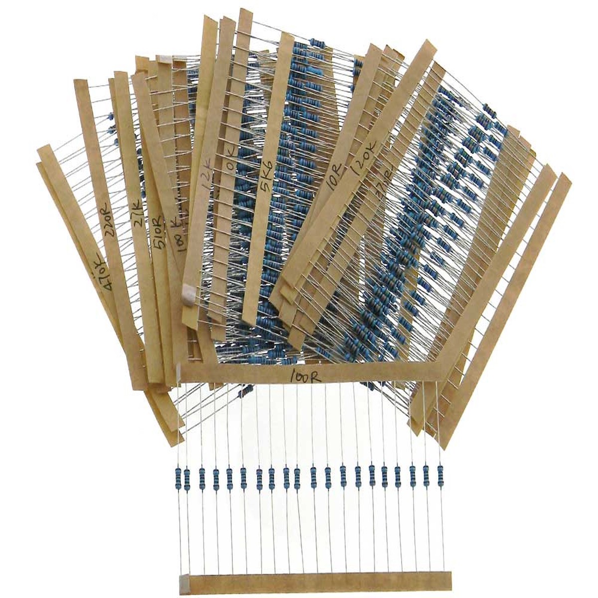 1/4W Resistor Assortment, Pack of 520