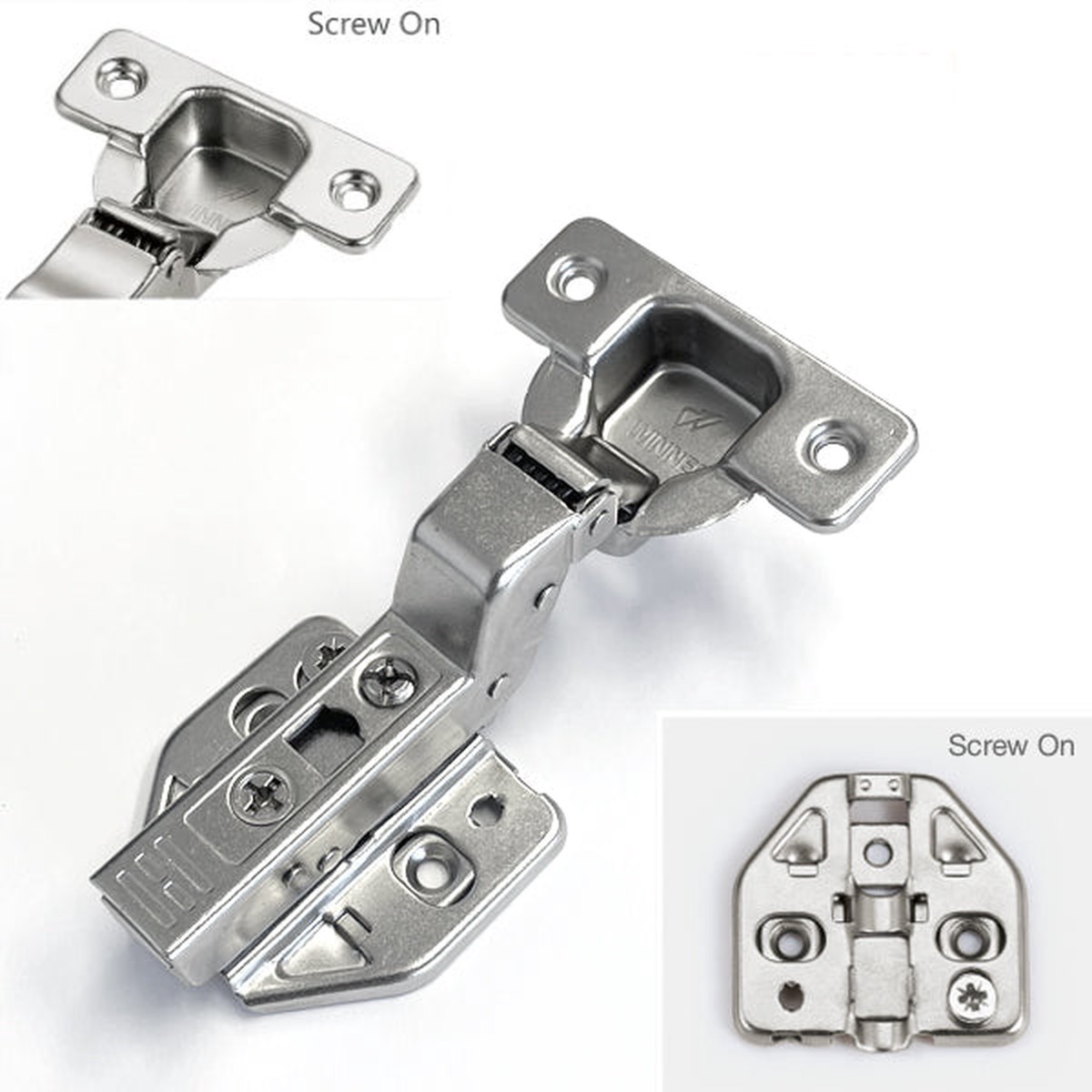 Winnec 105 Degree Inset Soft Closing Hinge